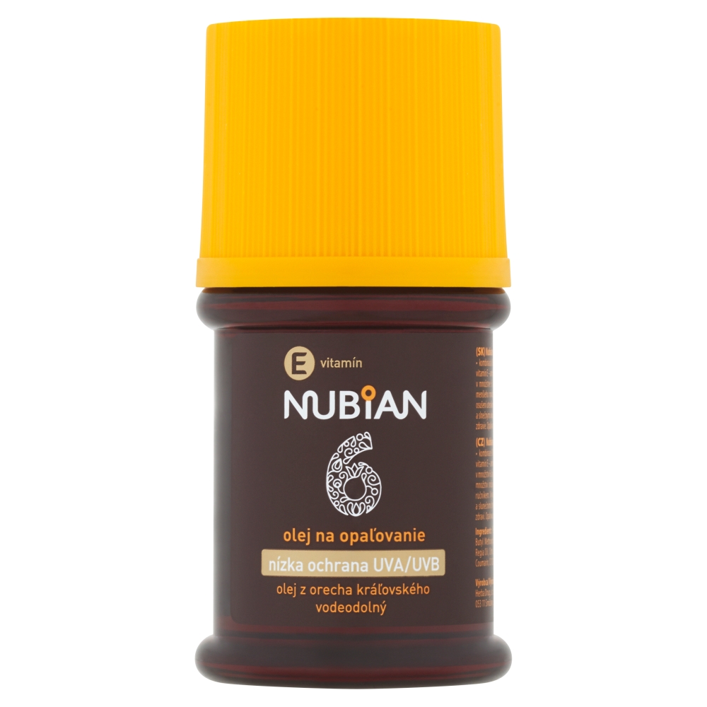 Herba Drug s.r.o. Ulei de protecție solară Nubian SPF6 60 ml