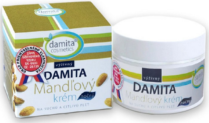 Damita Cosmetics Bratislava Damita cosmetics DC crema de noapte migdale 50g