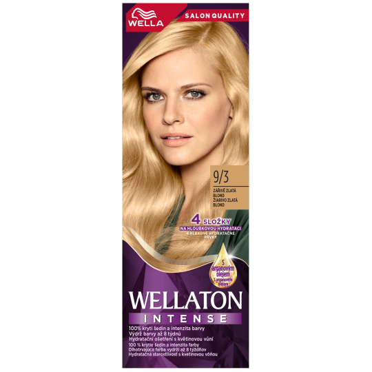 Procter & Gamble Vopsea de păr cremoasă Wellaton 9/3 blond auriu