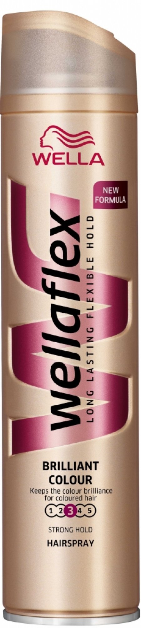 Fixativ Wella Wellaflex Brilliant Colors pentru menținerea strălucirii părului 250 ml Nr. 3