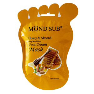 Mască hrănitoare pentru picioare MONDSUB cu migdale și miere