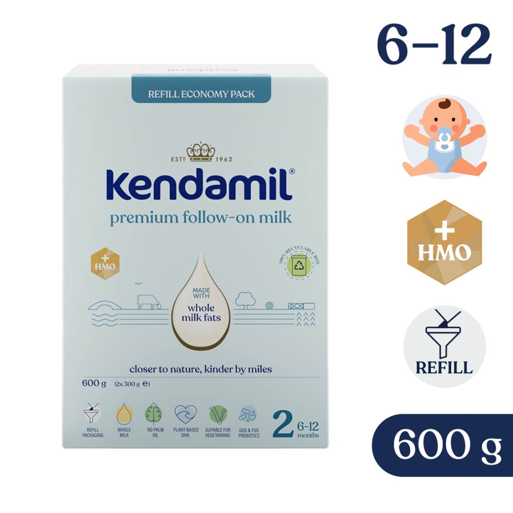 Lapte Kendamil Premium 600g 2 HMO+ 6 luni