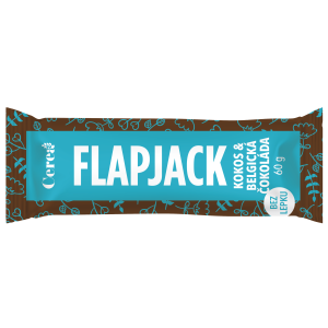 Cerea FLAPJACK 60g Nucă de cocos-Ciocolată belgiană