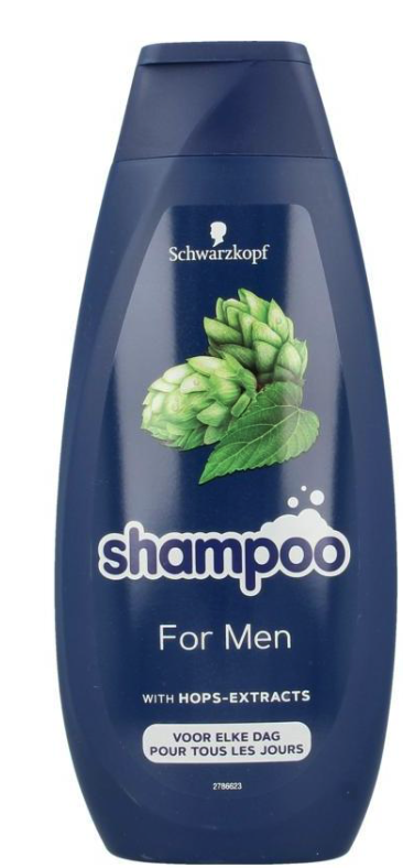 Schauma Șampon Schwarzkopf / 400ml Extras de hamei pentru bărbați