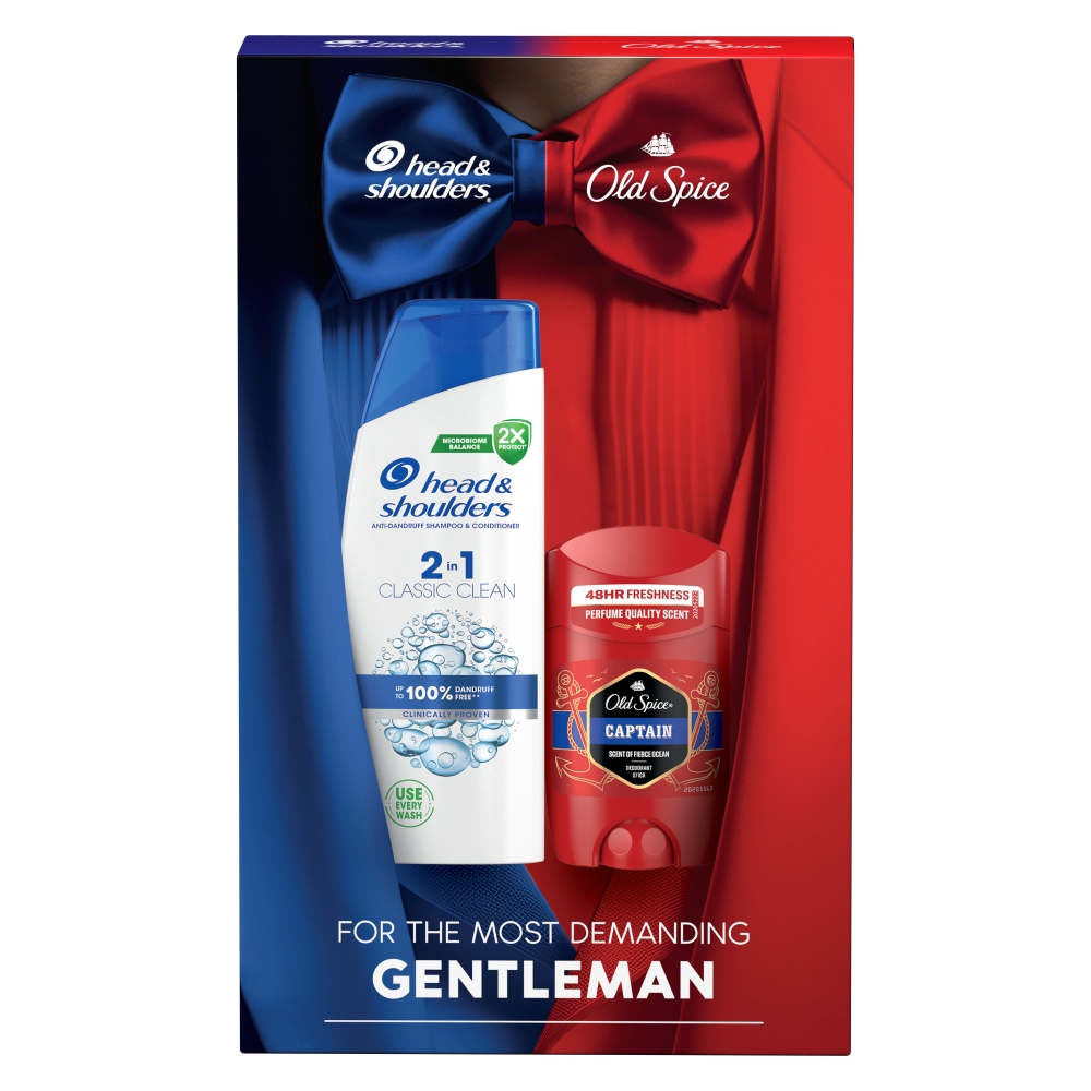 Head & Shoulders Apă de toaletă Head&Shoulders Pro Expert 250ml + Old Spice Captain 50ml