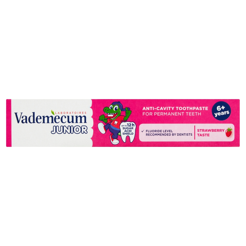 Henkel Pastă de dinți Vademecum junior 6+ cu gust de căpșuni 75ml