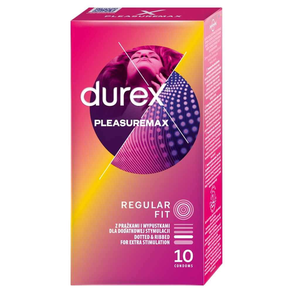 Prezervative DUREX (10 buc/cutie) Pleasuremax
