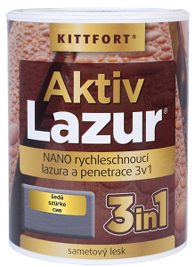 Aktivlazur Nano 0,75l gri