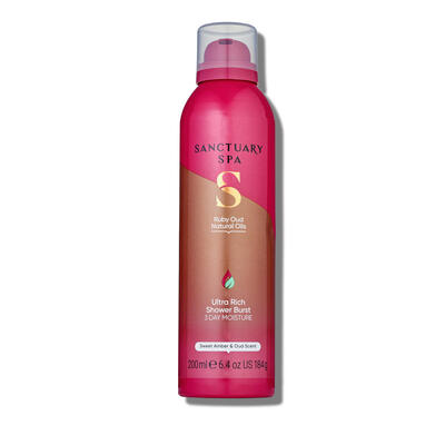 Spumă de duș Sanctuary Spa Ruby Oud cu uleiuri naturale 200 ml