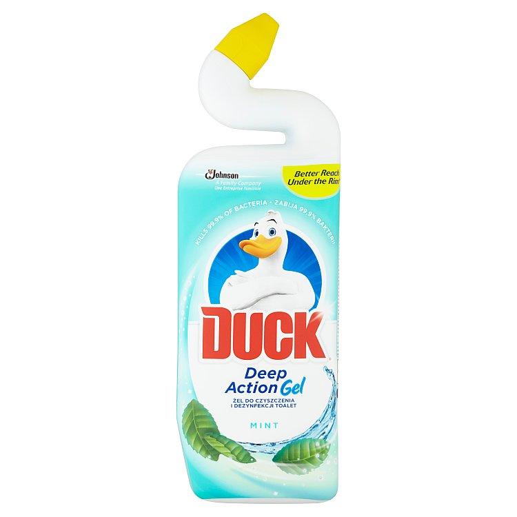 S.C. Johnson Soluție de curățat toalete Duck, acțiune profundă cu mentă, 750 ml (mentă)
