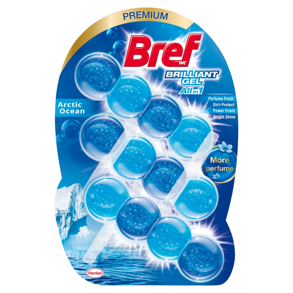 Bref Brilliant gel All in 1 Ocean Artic 3x 42g