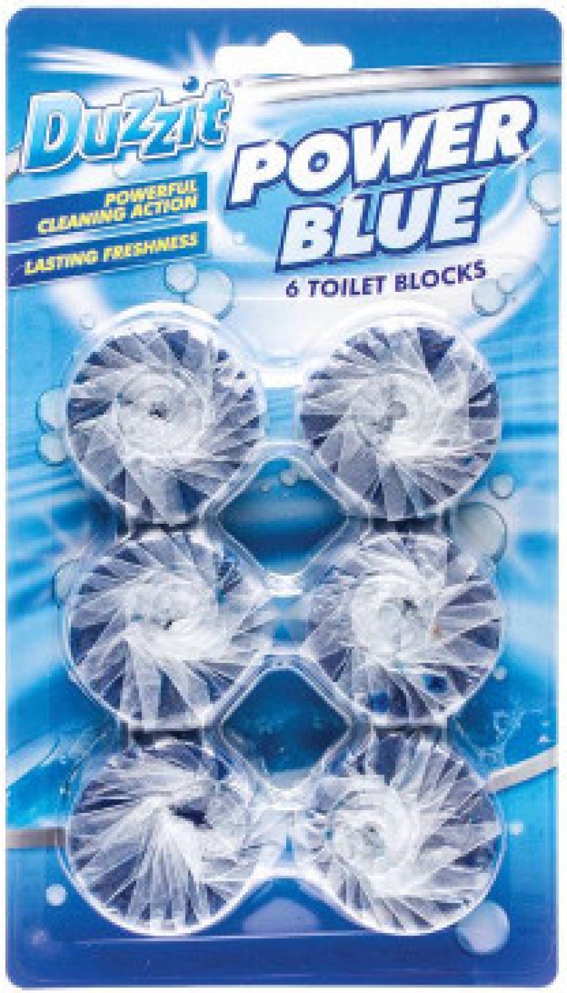 Bloc WC Duzzit albastru, 6 buc.