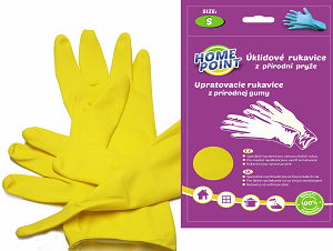 Mănuși HP din piele întoarsă de cauciuc S (7)