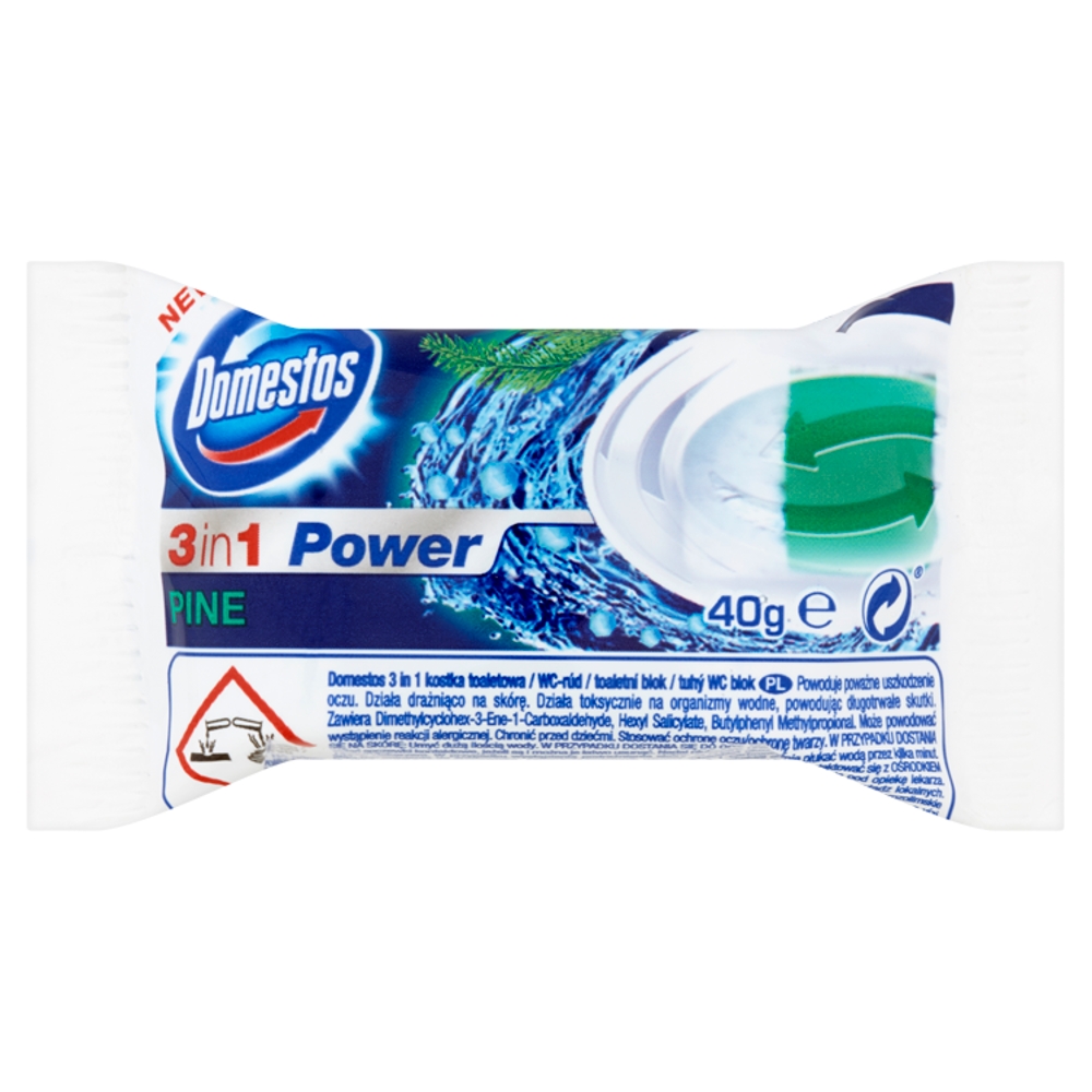 Unilever Rezervă de toaletă Domestos 1x35g, lemn de pin
