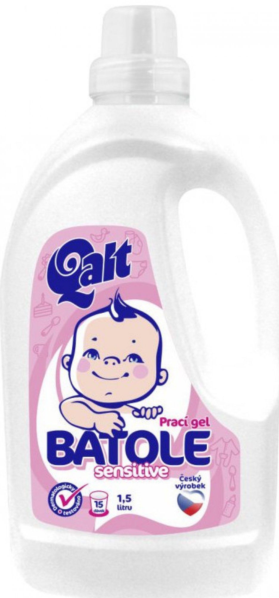 QALT Detergent lichid Toddler Sensitive 15PD