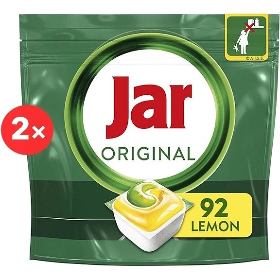 Jar Borcan Lămâie Originală 2× 92 buc