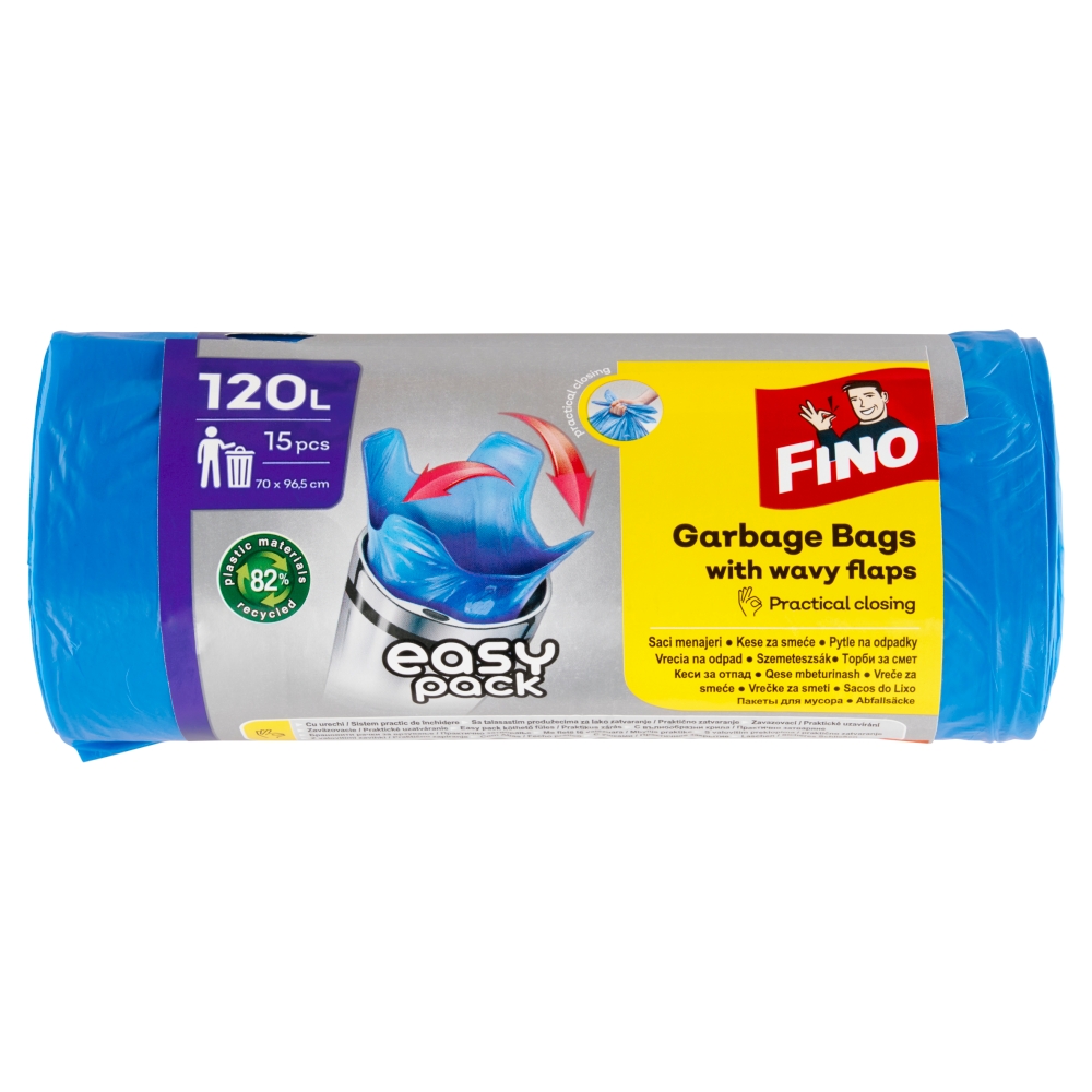 Fino HD Easy pack 120 l 22 µm 15 bucăți