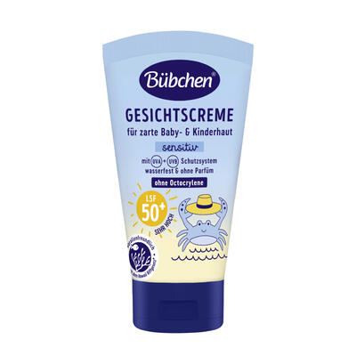 Cremă de protecție solară pentru ten sensibil cu SPF 50+