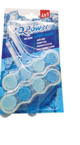 Q Power Cortină WC (3 buc/blister) ocean înghețat