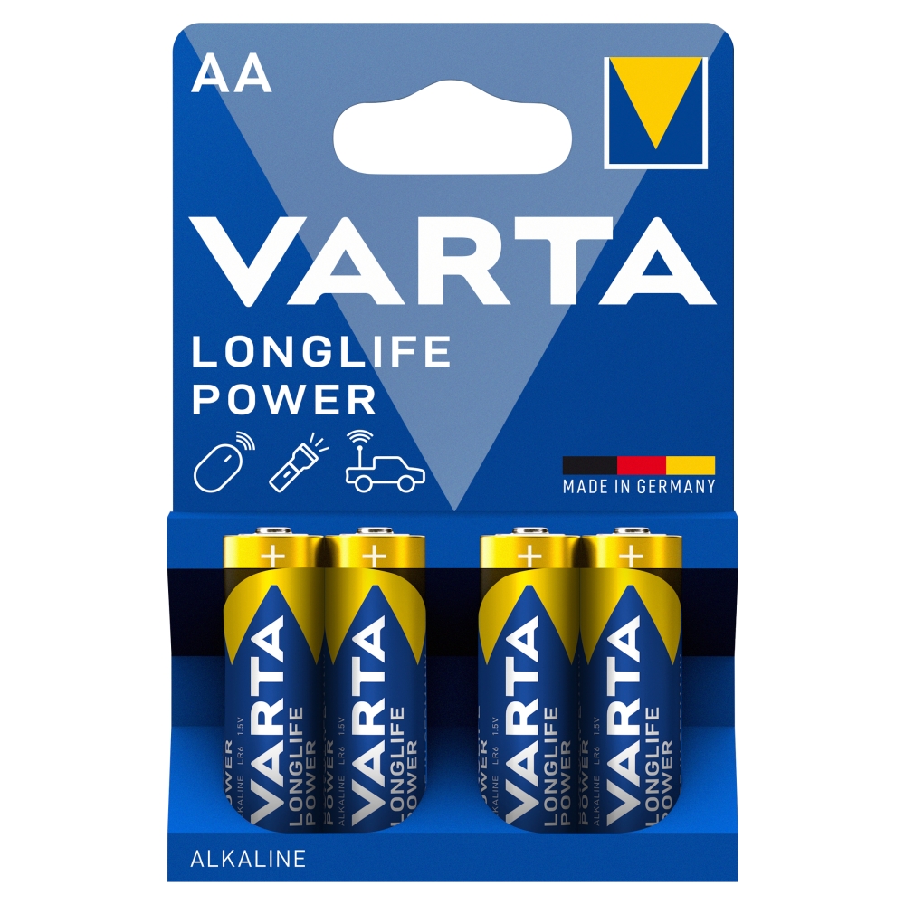 VARTA Baterii Longlife Power AA 4 buc.