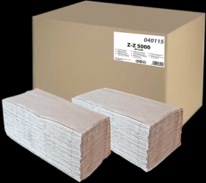 Hârtie de prosop ZZ gri rec (250 buc/pachet) 1 buc