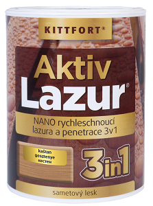 Aktivlazur Nano 0,75l castan