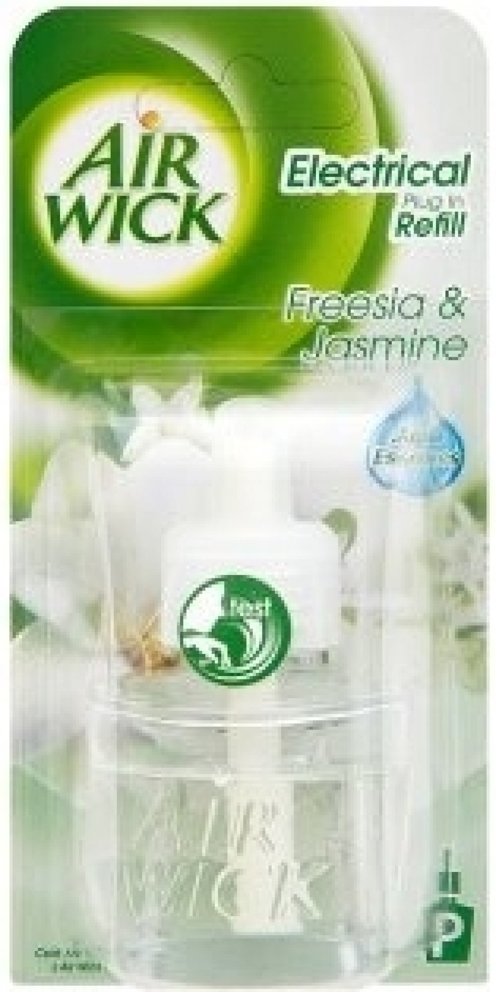 Rezervă lichidă Air Wick Electric cu flori albe, frezie și iasomie, 19 ml