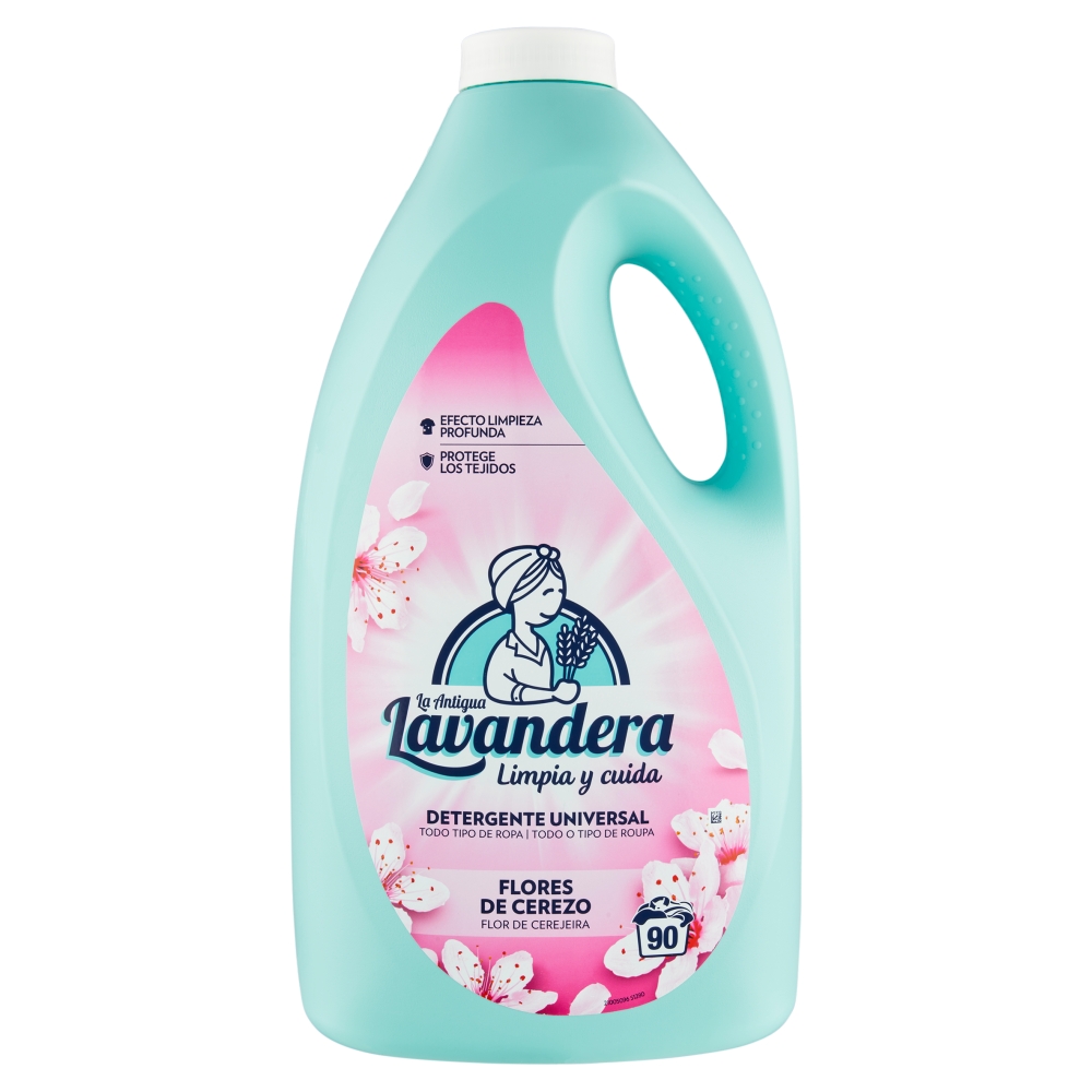 Lavandera Gel cu lavandă și flori de cireș sălbatic 4,5 l, 90 de doze