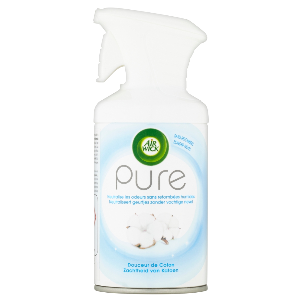 Odorizant de cameră Air Wick Pure, bumbac fin, 250 ml