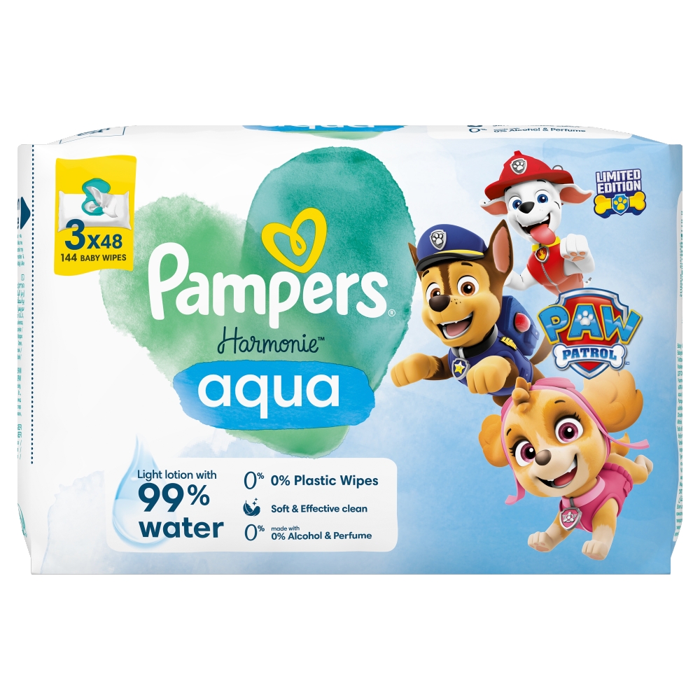 Pampers ubr Harmony (3X48/fold) Aqua PP