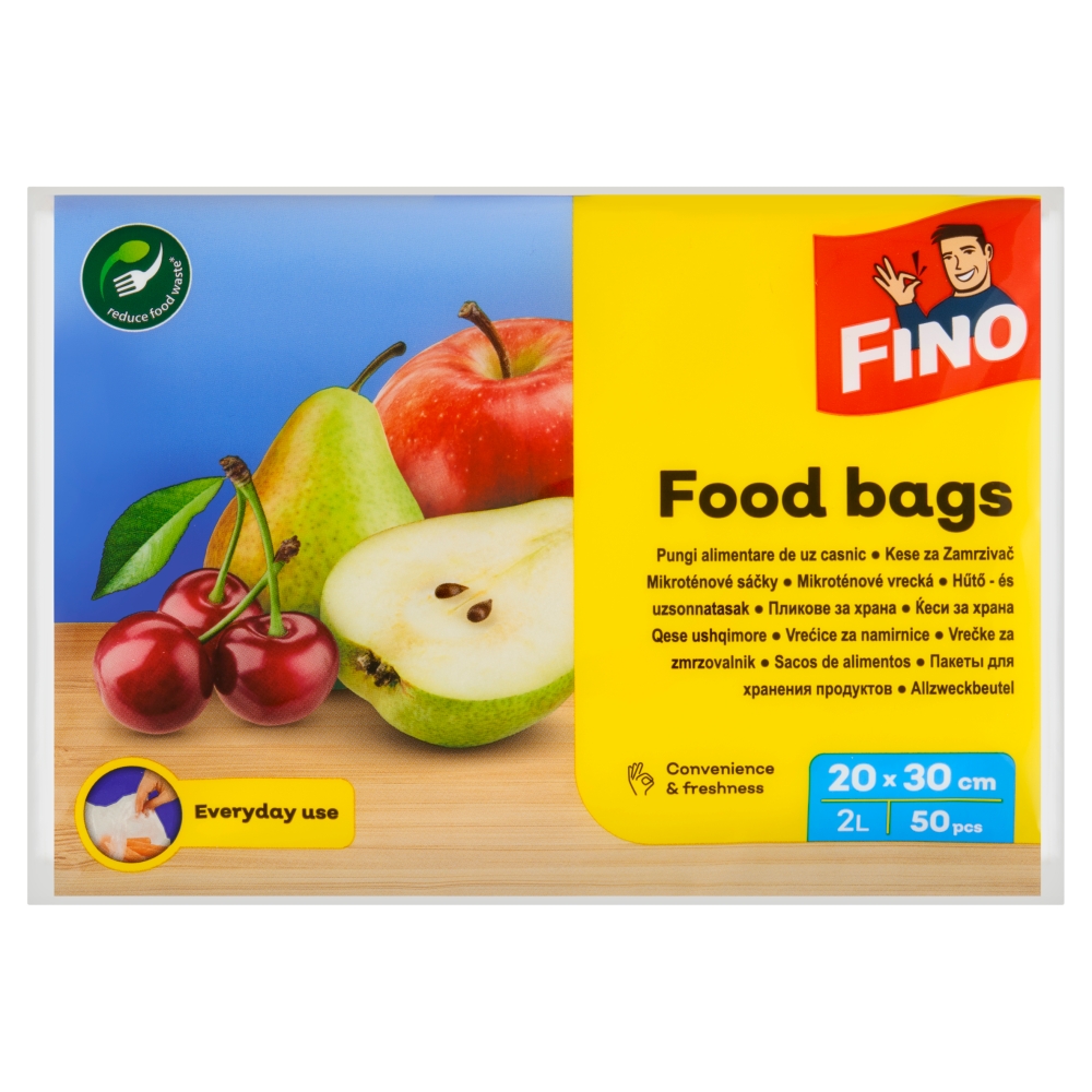 FINO Pungi Micro-subțiri 20×30 cm (50 buc.), 7 mic