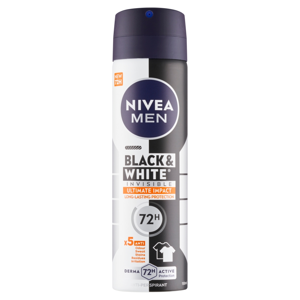 Beiersdorf Deodorant Nivea Men 150ml B&W Invisible Ultimate Impact