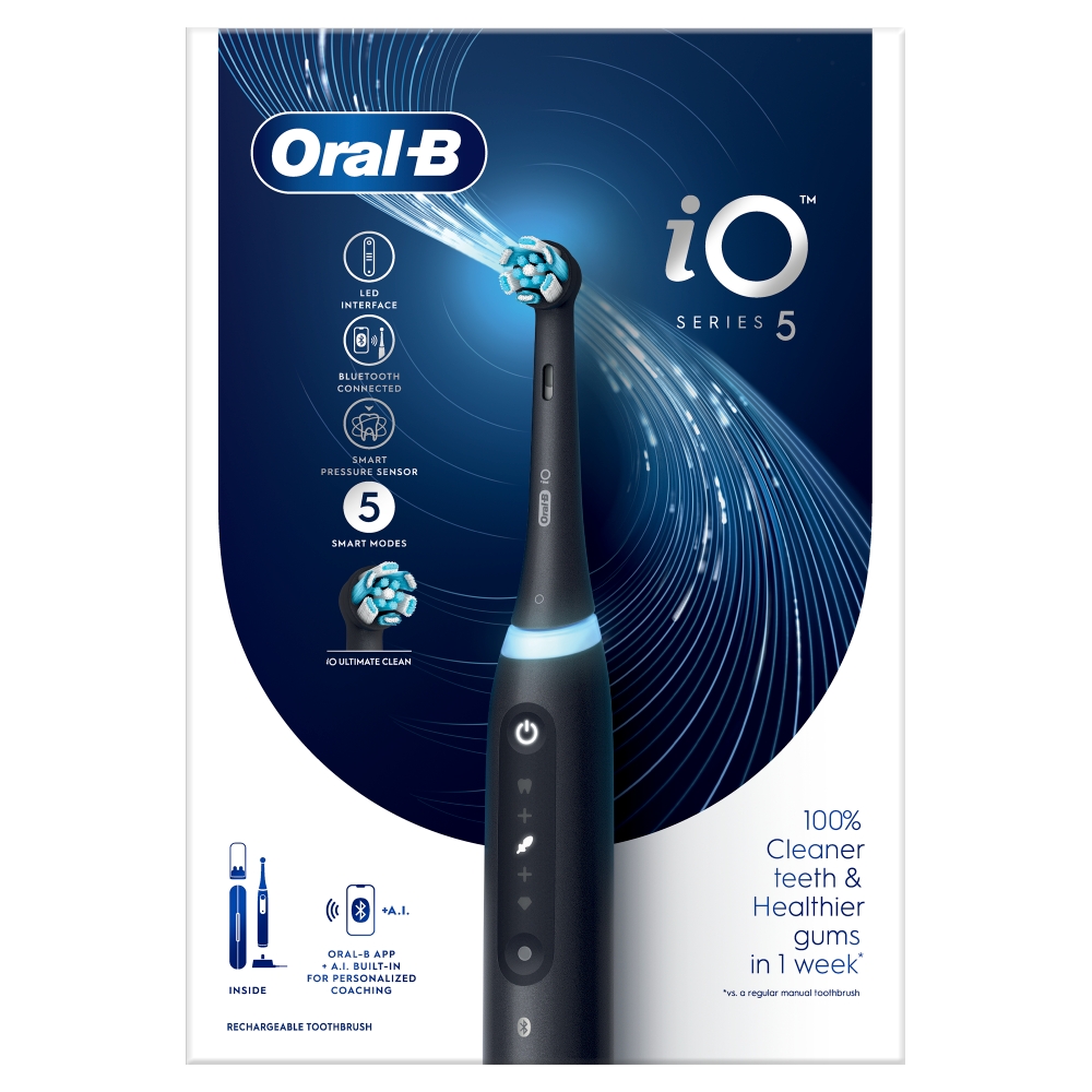 Oral-B Periuță de dinți iO Seria 5 Negru Mat