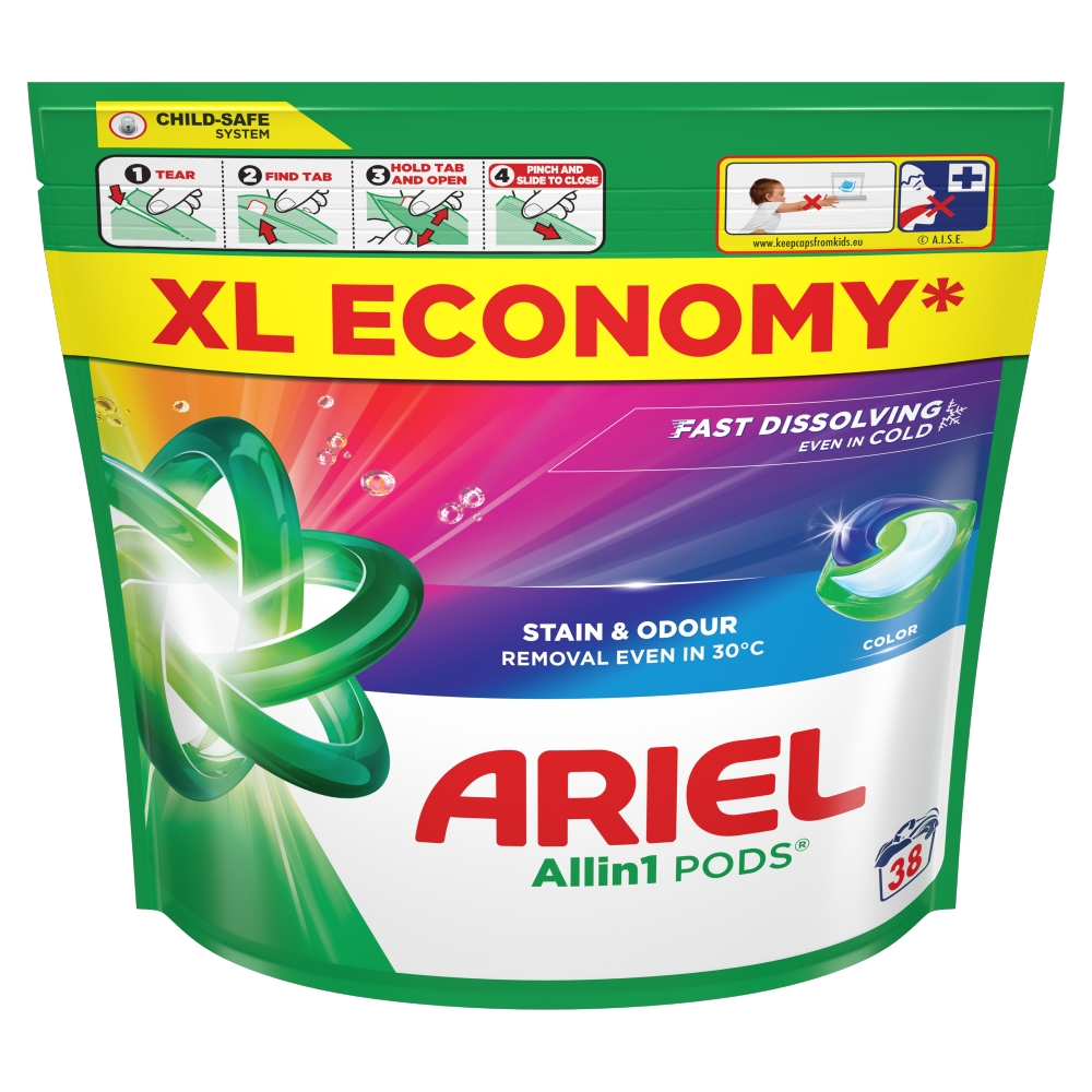 Capsule Ariel (38 PD/pachet) Culoare