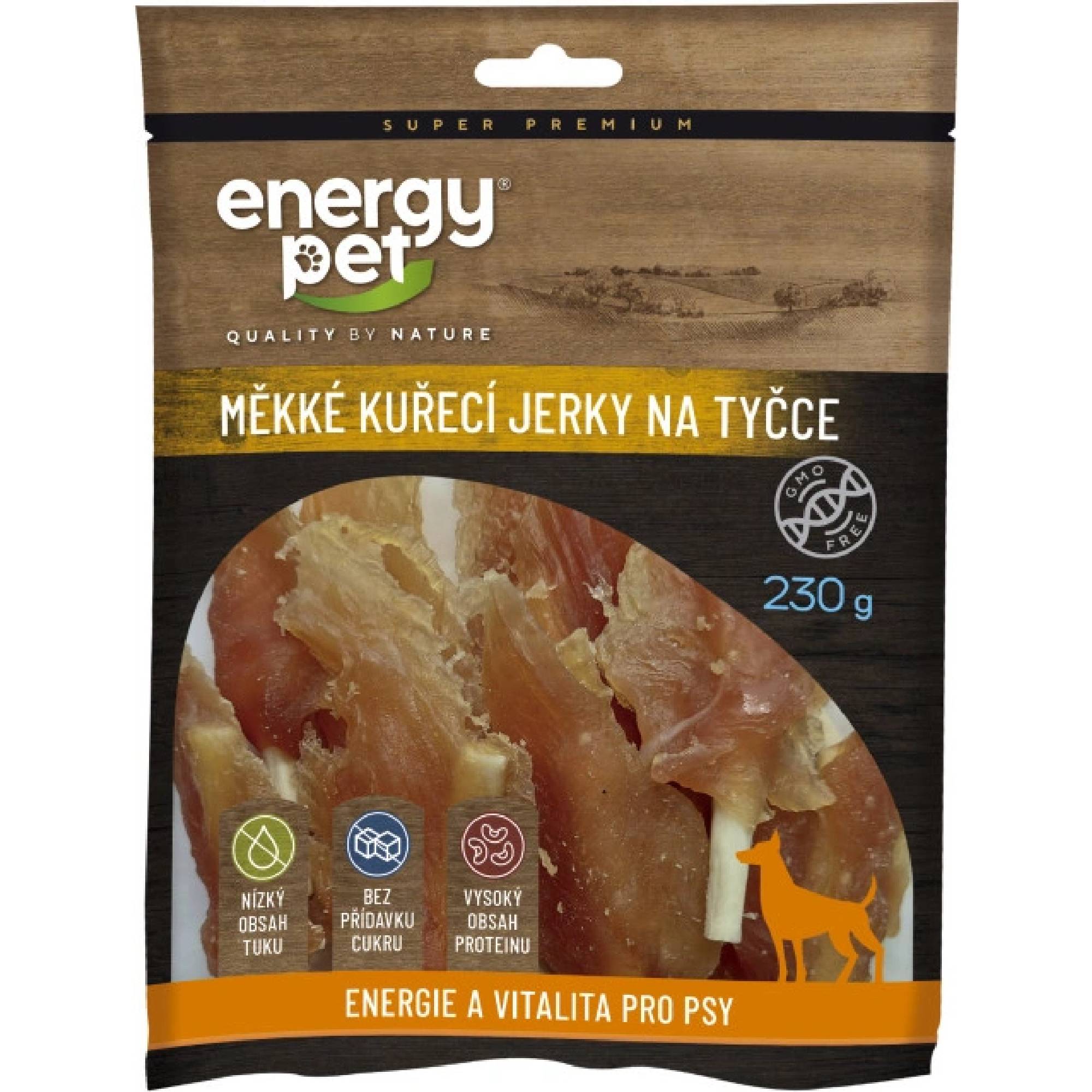 Energy Pet Carne uscată pe băț, pui întreg, 230 g
