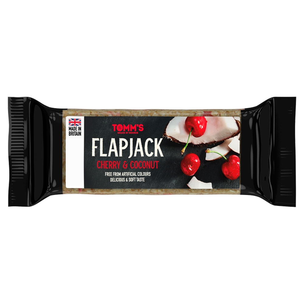 FLAPJACK TOMMS 100g cireșe și nucă de cocos