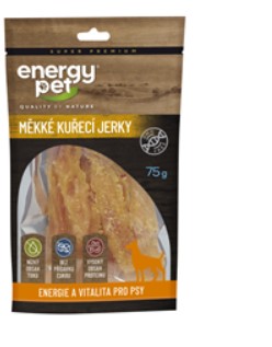 Energy Pet carne uscată de pui moale 75g
