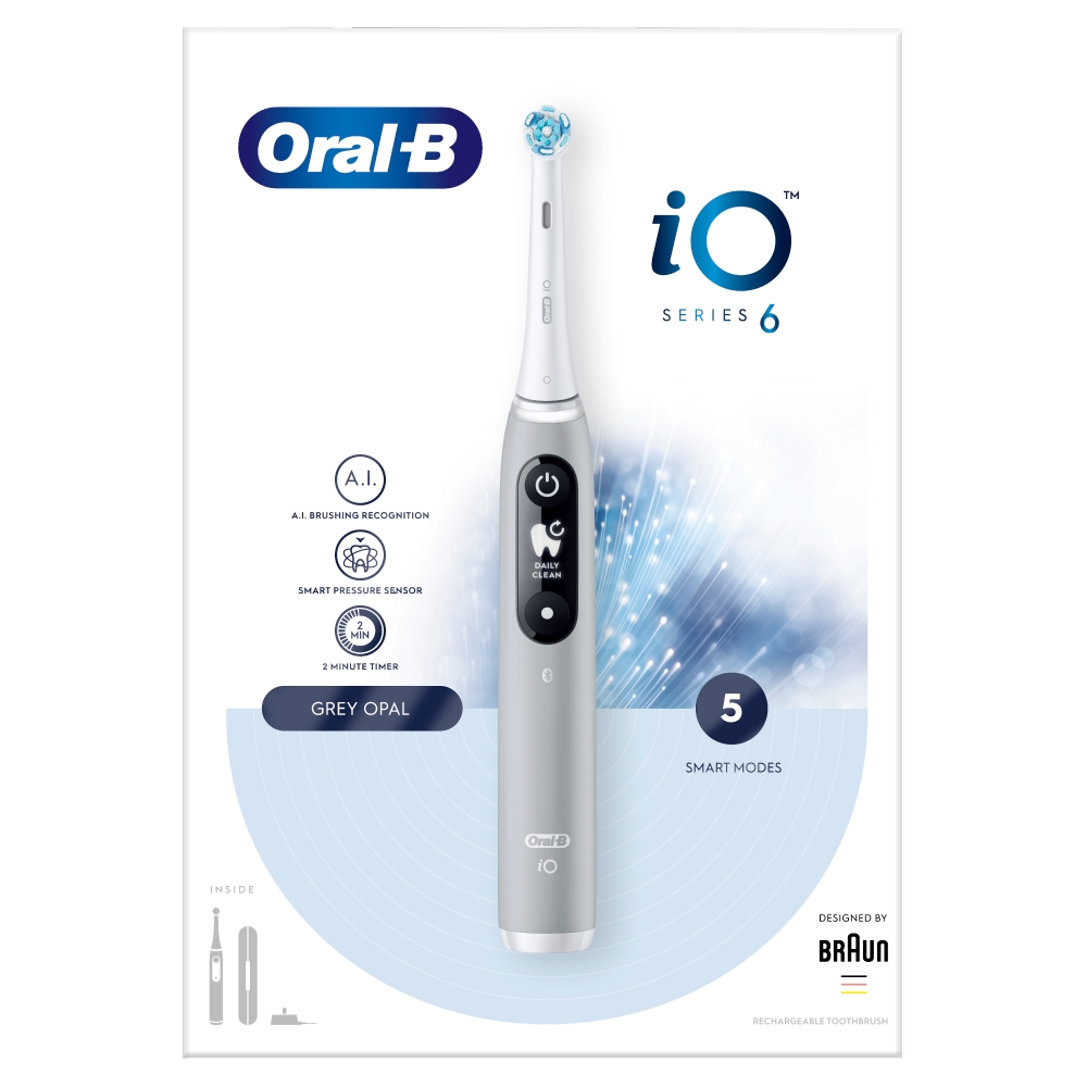 Periuță de dinți electrică Oral-B iO 6 Gri Opal