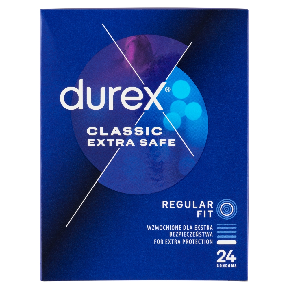 Prezervative DUREX (cutie 24 buc.) Extra Safe