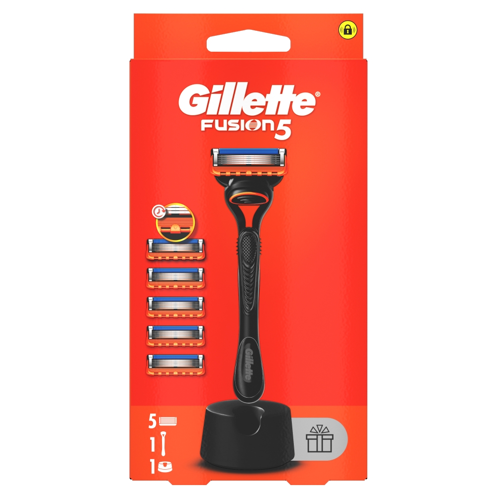 Gillette Fusion5 5 bucăți de capete + suport liber