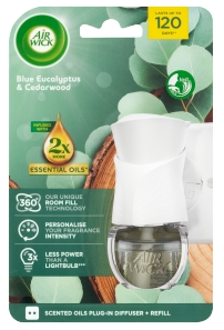 Kit electric Air Wick 19ml lemn de santal