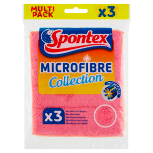 Lavete din microfibră Spontex (3 buc/folie)