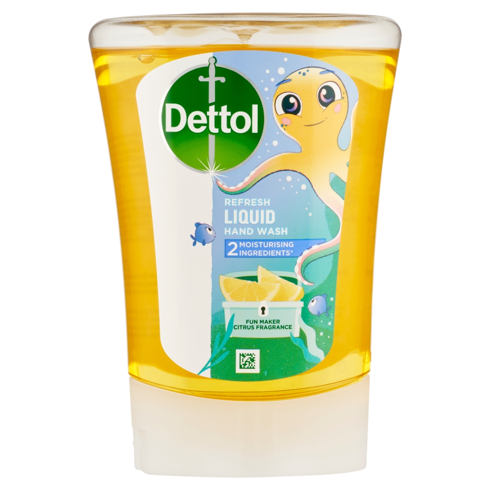RB (Hygiene Home) Czech Republic Săpun lichid Dettol pentru copii, rezervă pentru dozator fără atingere Bavič 250 ml