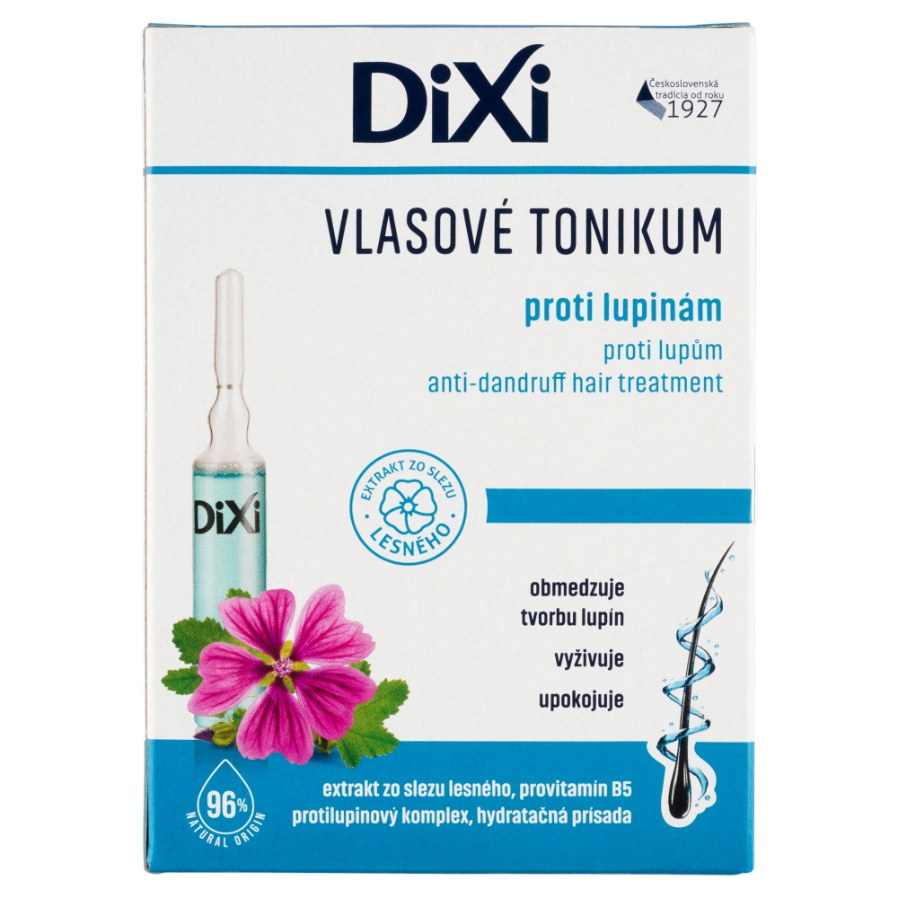 Dixi tonic de păr împotriva mătreții fiole 7 x 10 ml