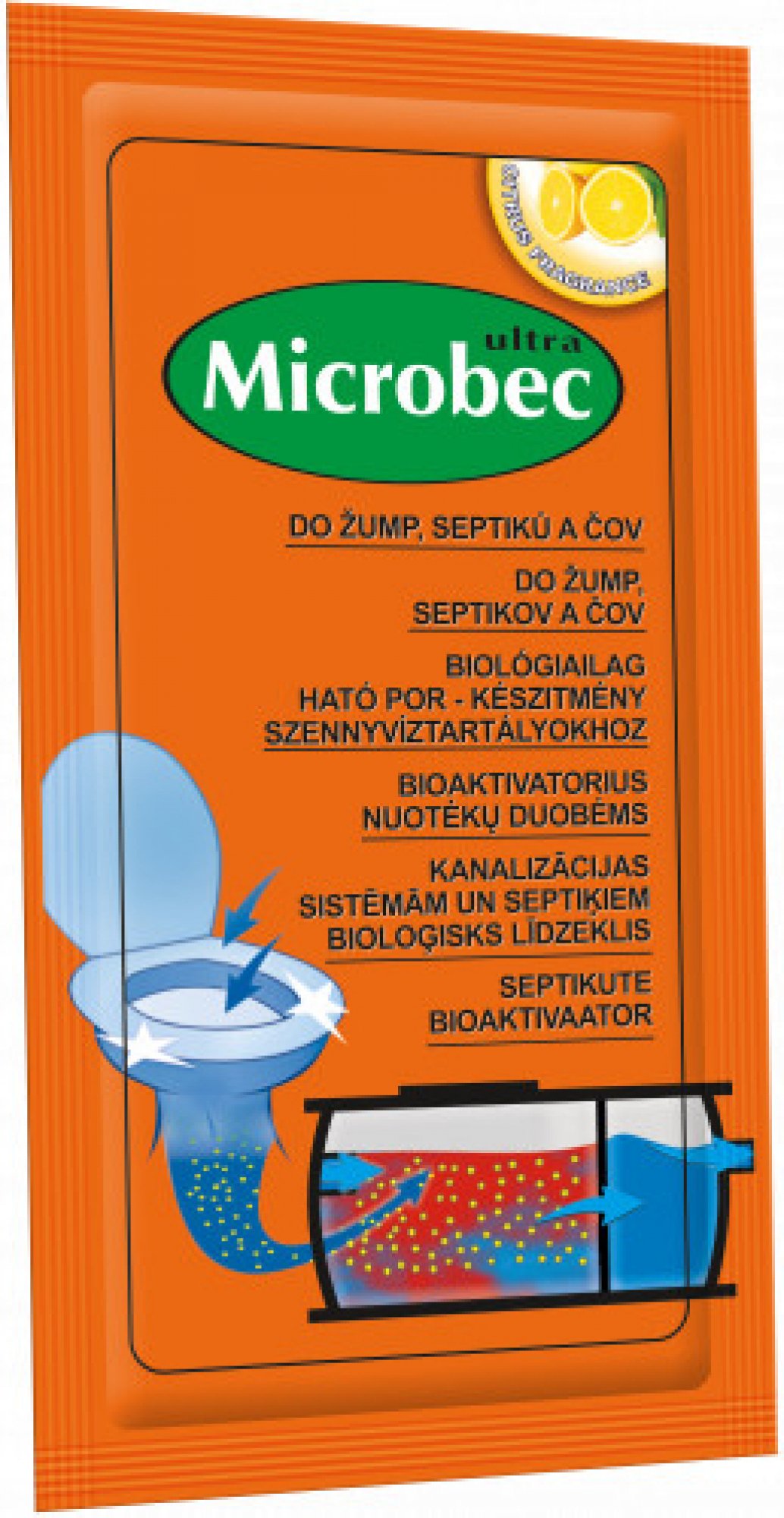 Bros Microbec pentru eliminarea foselor septice 25 g
