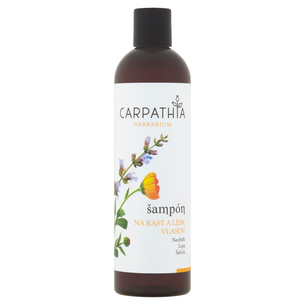 Carpathia Herbarium Șampon pentru creșterea și strălucirea părului 350 ml