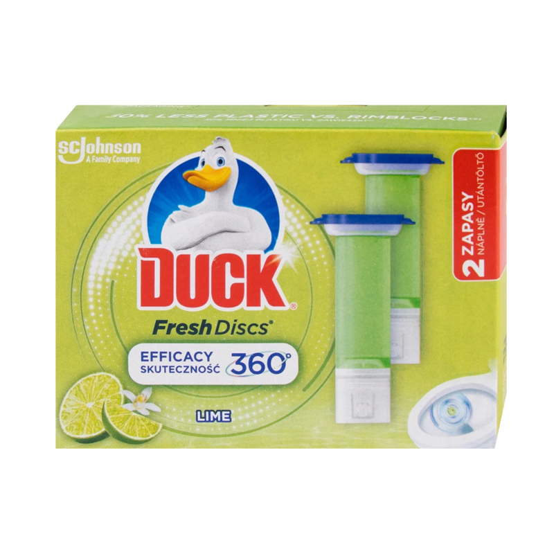 Duck Fresh Discs WC REFILL 2x36ml Lime