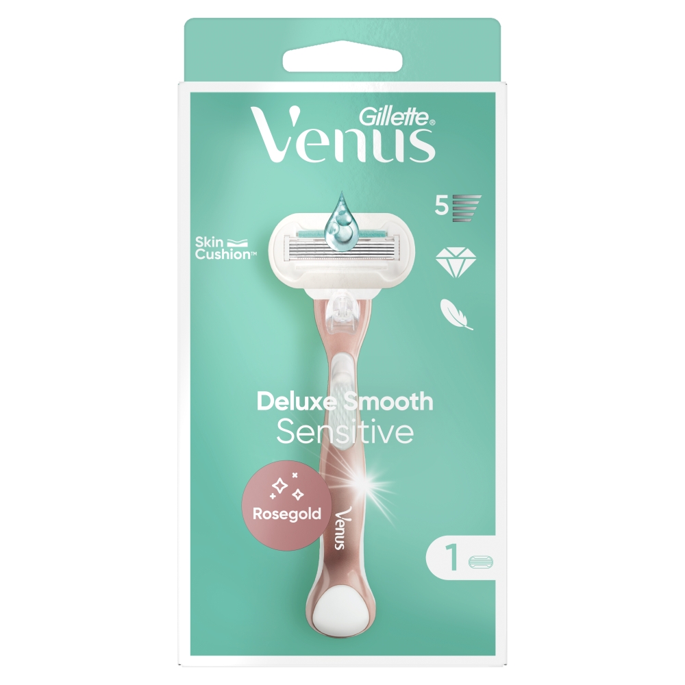 Aparat de ras GILLETTE Venus Smooth Classic pentru femei + 1 cap de ras