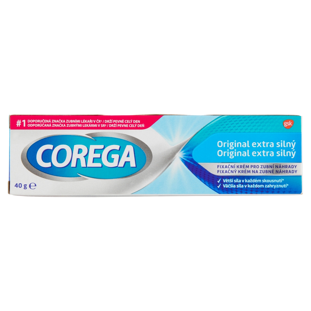 Cremă fixatoare extra puternică Corega Original 40g