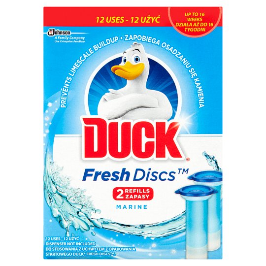 Discuri Duck Fresh WC REFILL 2x36ml Marine